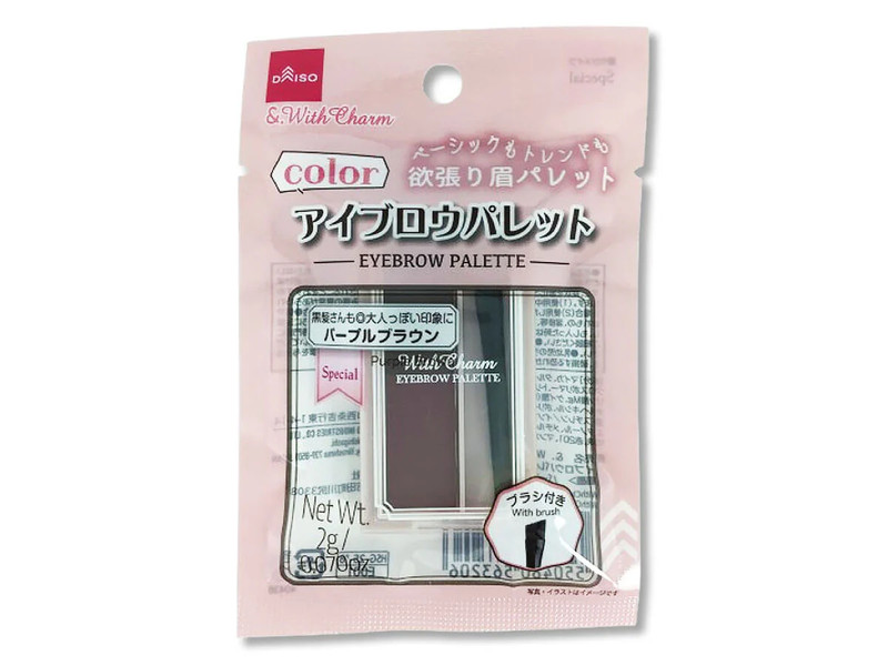 ＆．ＷｉｔｈＣｈａｒｍ　カラーアイブロウパレット　パープルブラウン